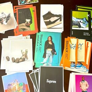 StockX cards 7x5 inches. Random 10 cards.